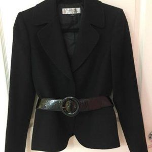 WILL DONATE LAST CALL Little Black Jacket Blazer Tahari (removeable belt)